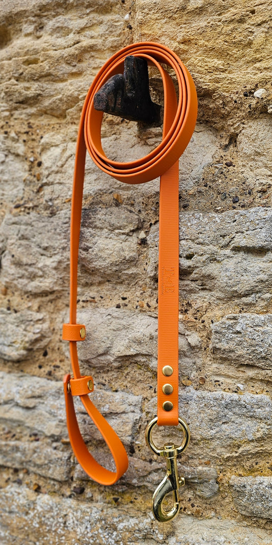 Burnt Orange - Waterproof BioThane® Break-Away Lead Line