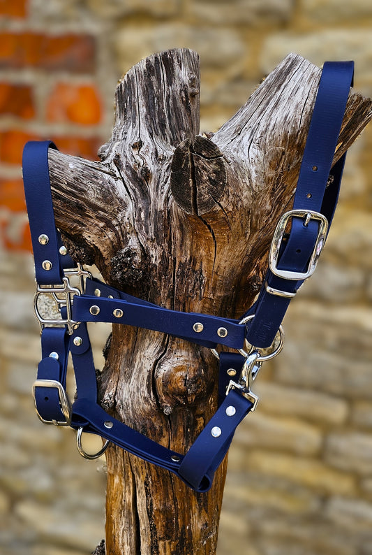 Navy - Classic BioThane® waterproof Horse Halter