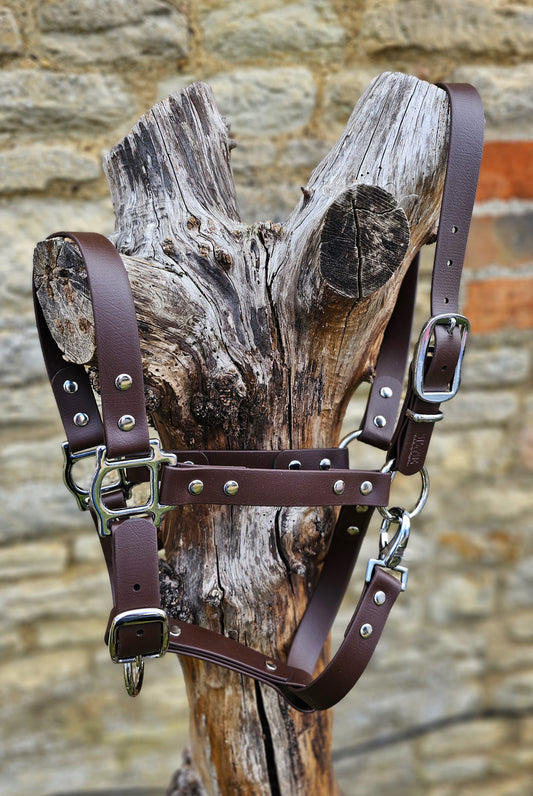 Dark Brown - Classic BioThane® waterproof Horse Halter