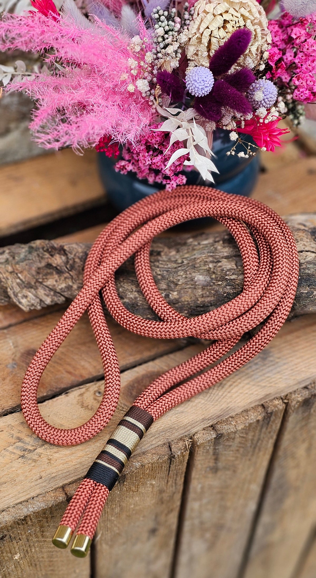 Biothane Covered Rope Waterproof BioThane & Premium Rope Neck Rope Collection – Trinkety Equine