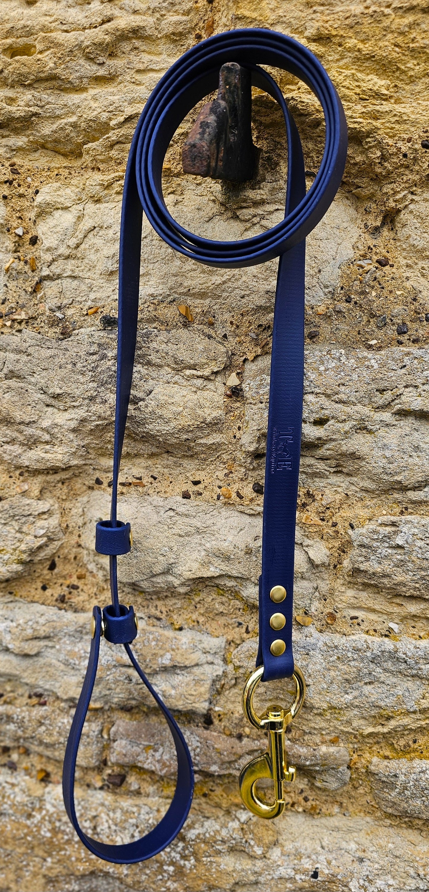 Navy - Waterproof BioThane® Break-Away Lead Line