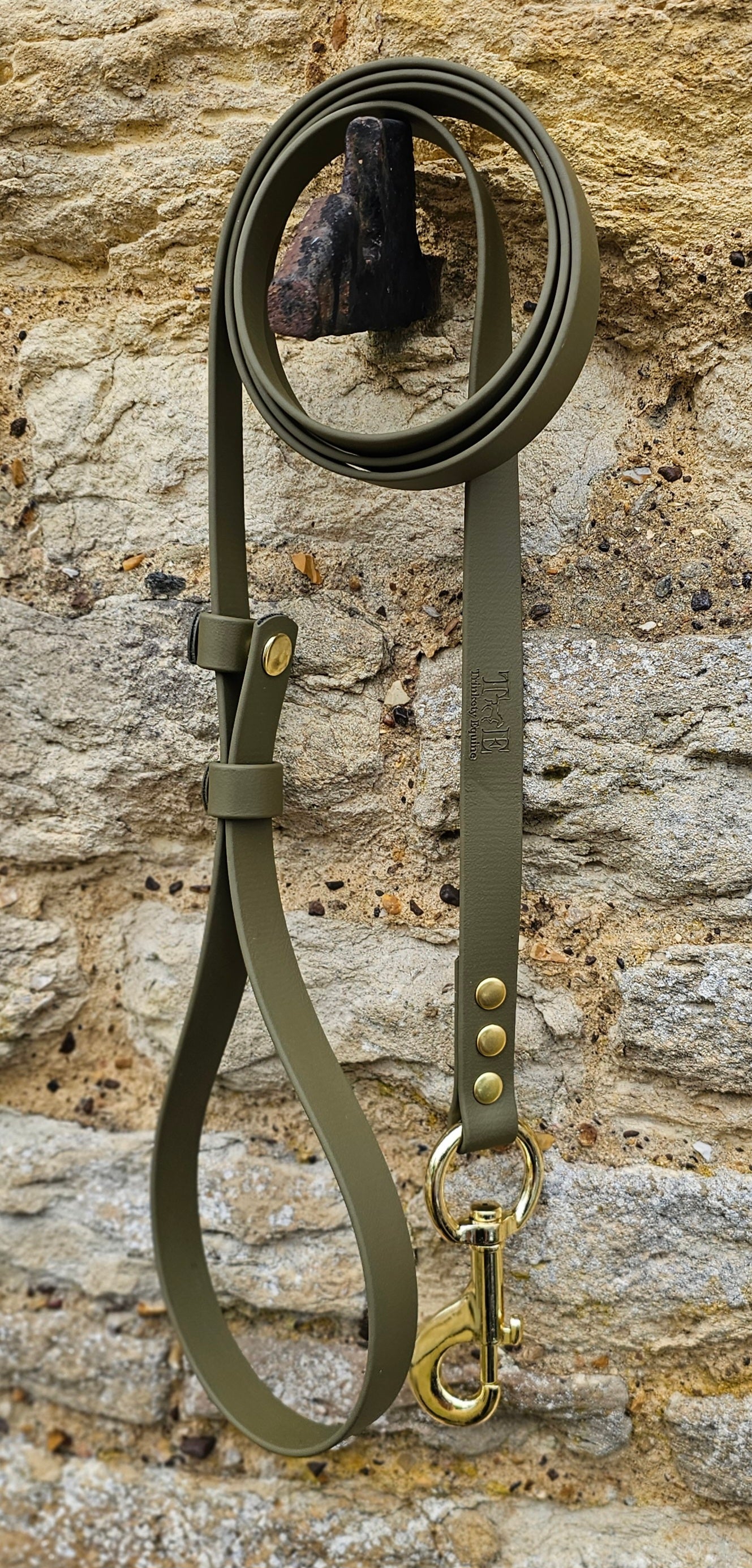 Olive - Waterproof BioThane® Break-Away Lead Line