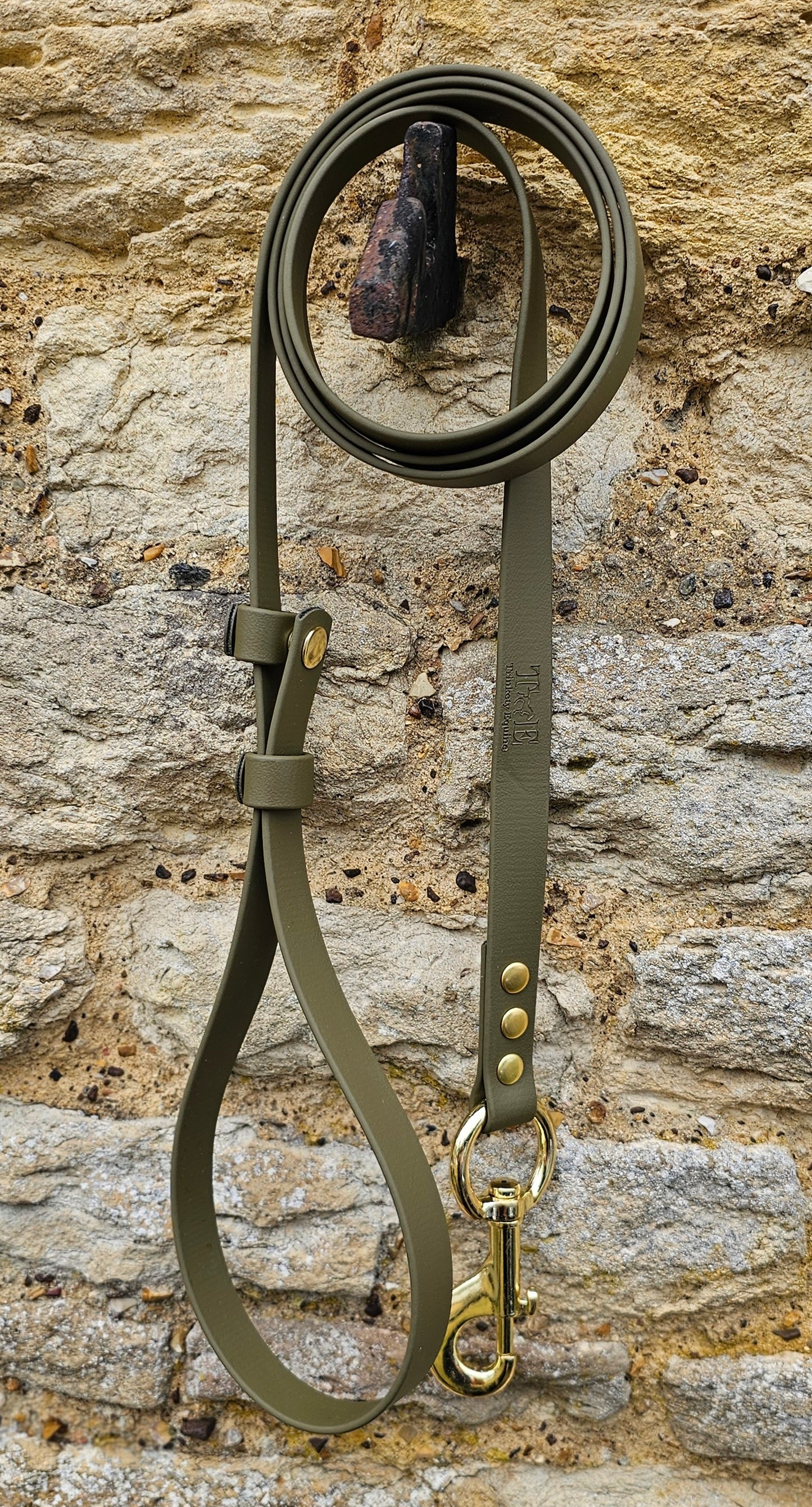 Olive - Waterproof BioThane® Break-Away Lead Line