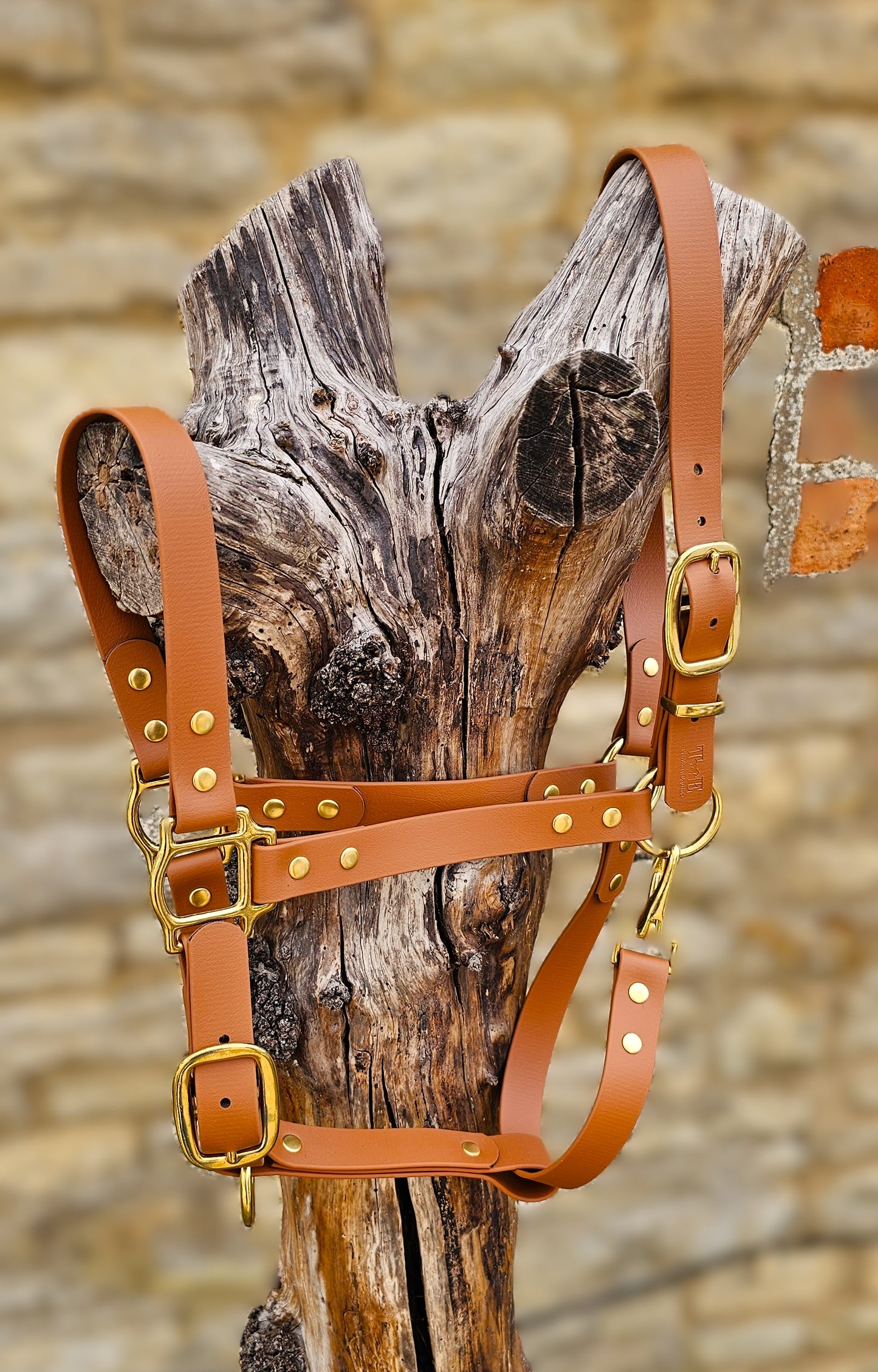 Tan - Premium BioThane® waterproof Horse Halter