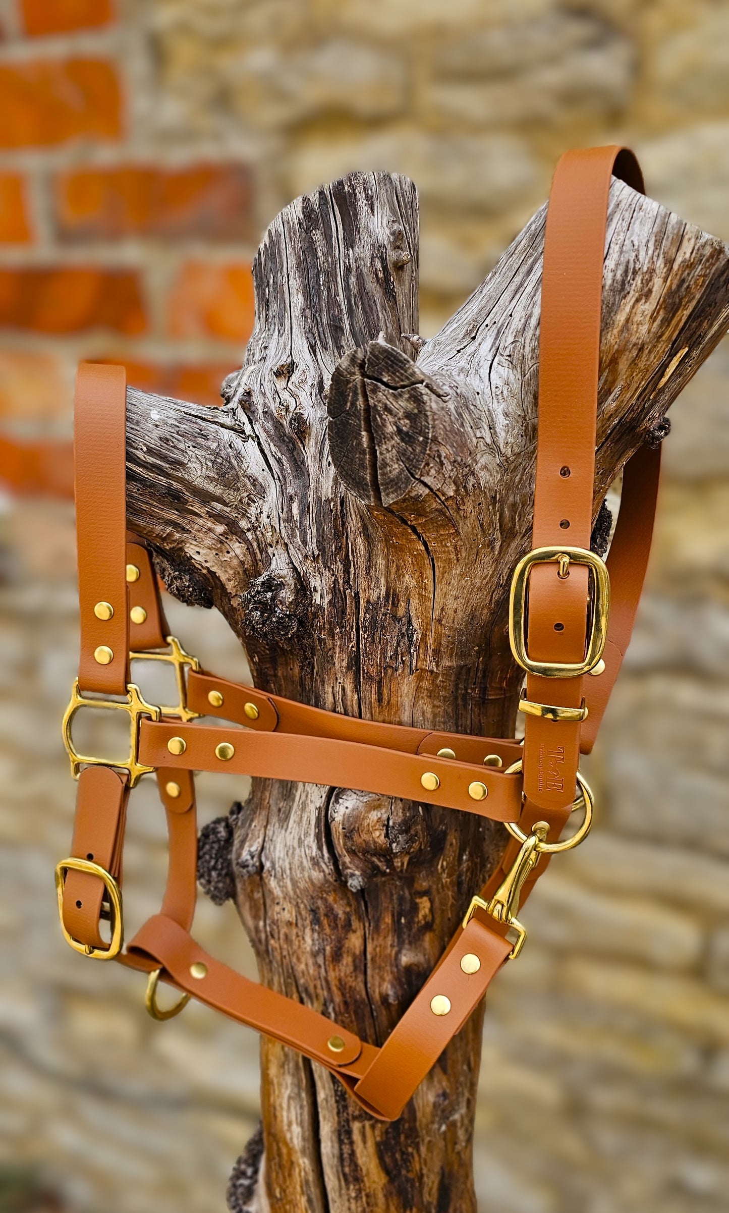 Tan - Premium BioThane® waterproof Horse Halter