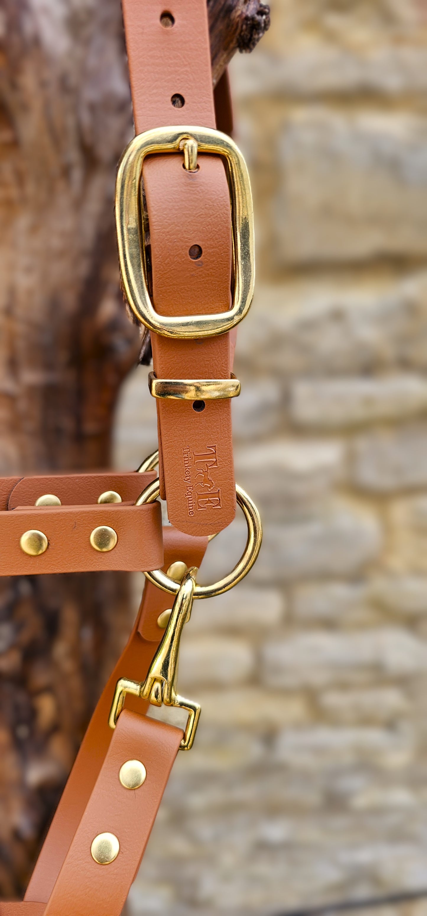 Tan - Premium BioThane® waterproof Horse Halter