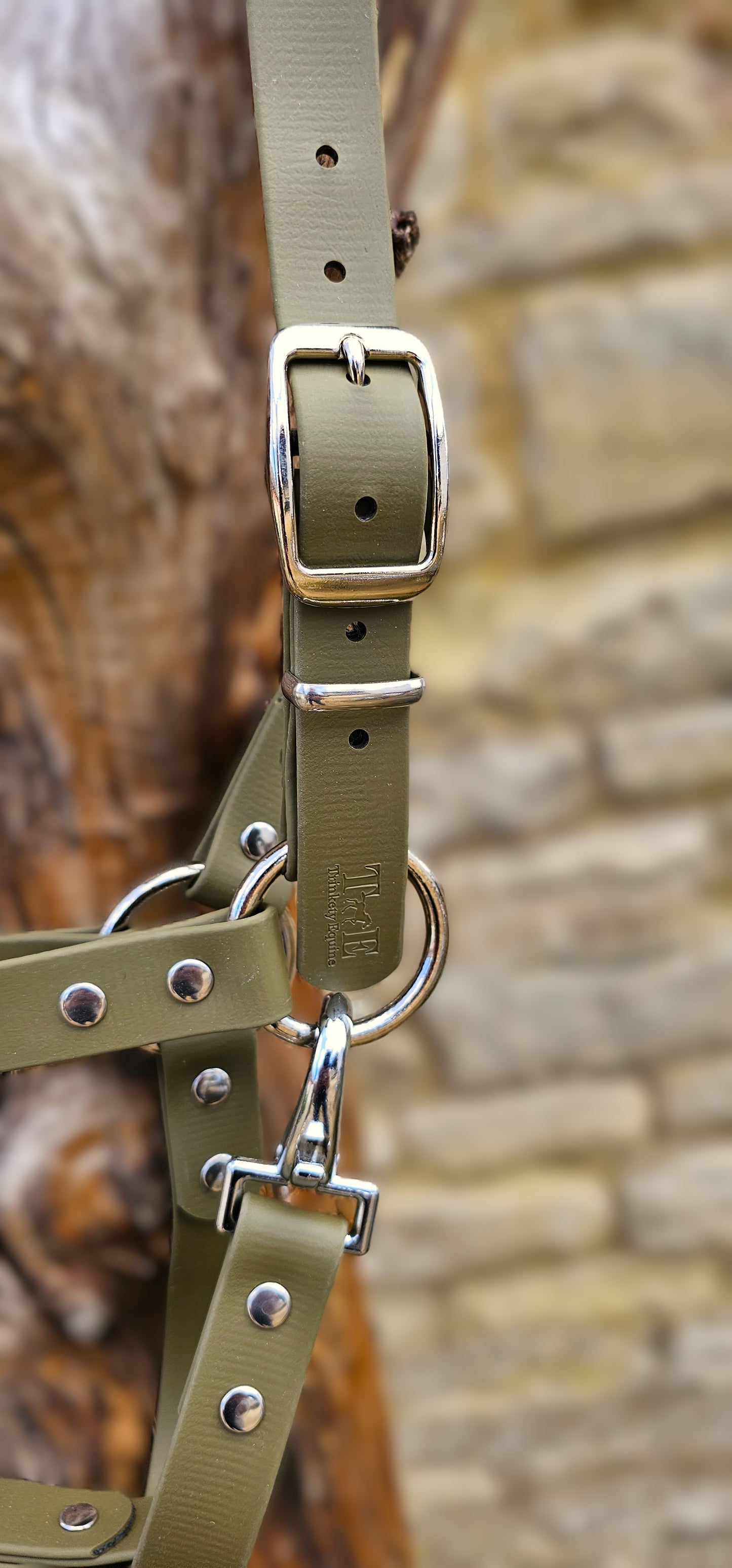 Olive - Classic BioThane® waterproof Horse Halter