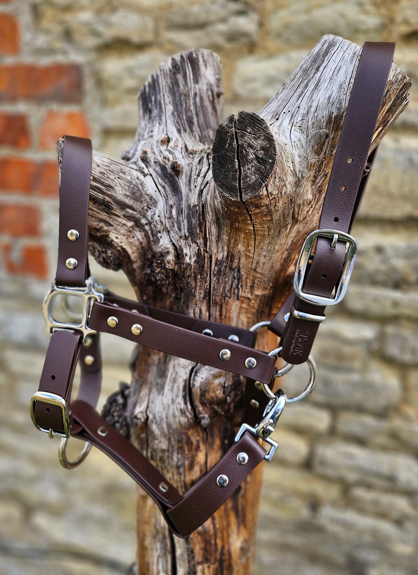 Dark Brown - Classic BioThane® waterproof Horse Halter