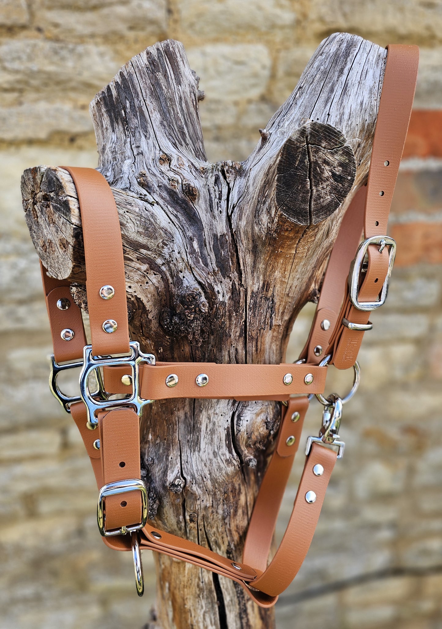 Tan - Classic BioThane® waterproof Horse Halter