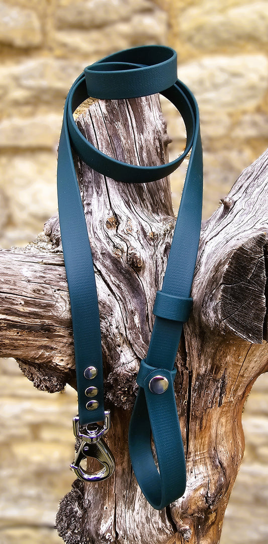 Dark Green - Waterproof BioThane® Break-Away Lead Line