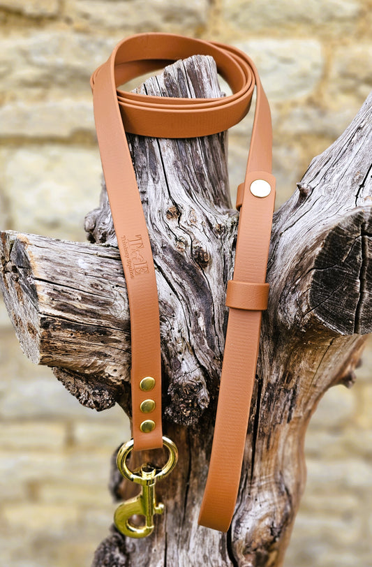 Tan - Waterproof BioThane® Break-Away Lead Line