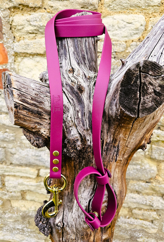 Burgundy - Waterproof BioThane® Break-Away Lead Line