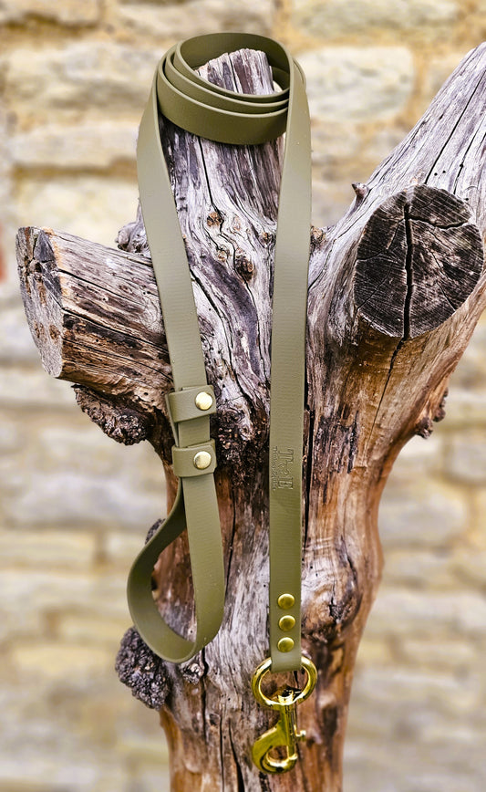 Olive - Waterproof BioThane® Break-Away Lead Line