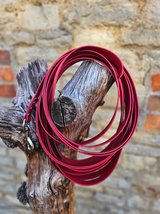 Wine - Waterproof Webbing Horse Lunge Lines
