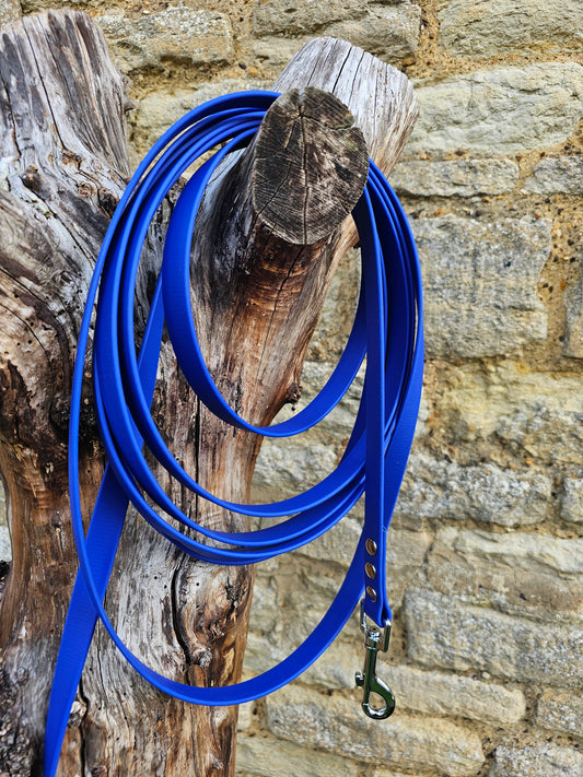 Royal Blue - Premium Waterproof BioThane® Horse Lunge Lines