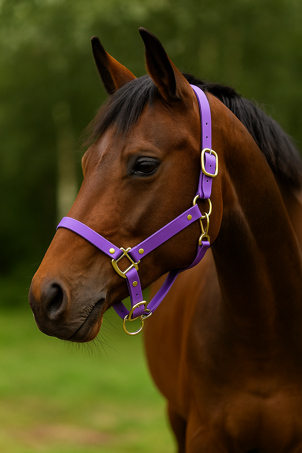 Amethyst - Premium BioThane® waterproof Horse Halter