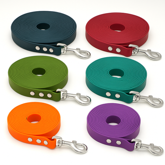 Pastel Green - Waterproof Webbing Horse Lunge Lines